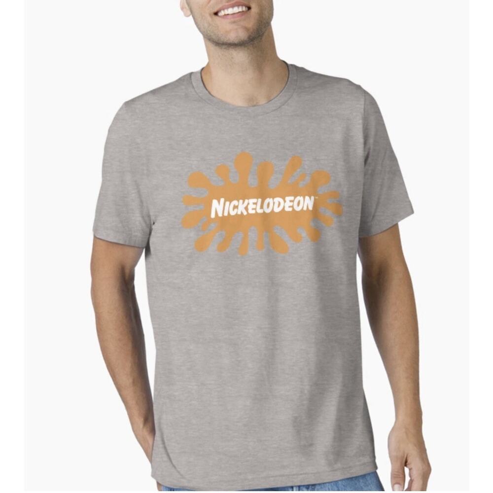Nickelodeon Classic Splatter Logo Essential T-Shirt Men’s XLT